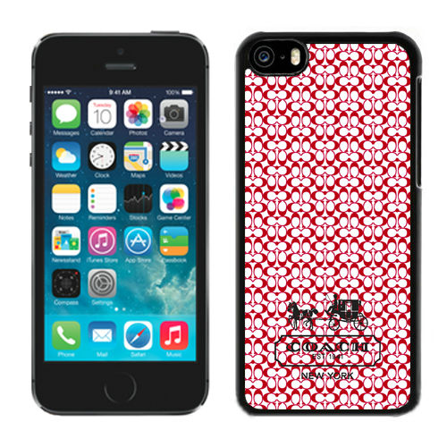 Coach In Confetti Signature Red iPhone 5C Cases DRK | Women